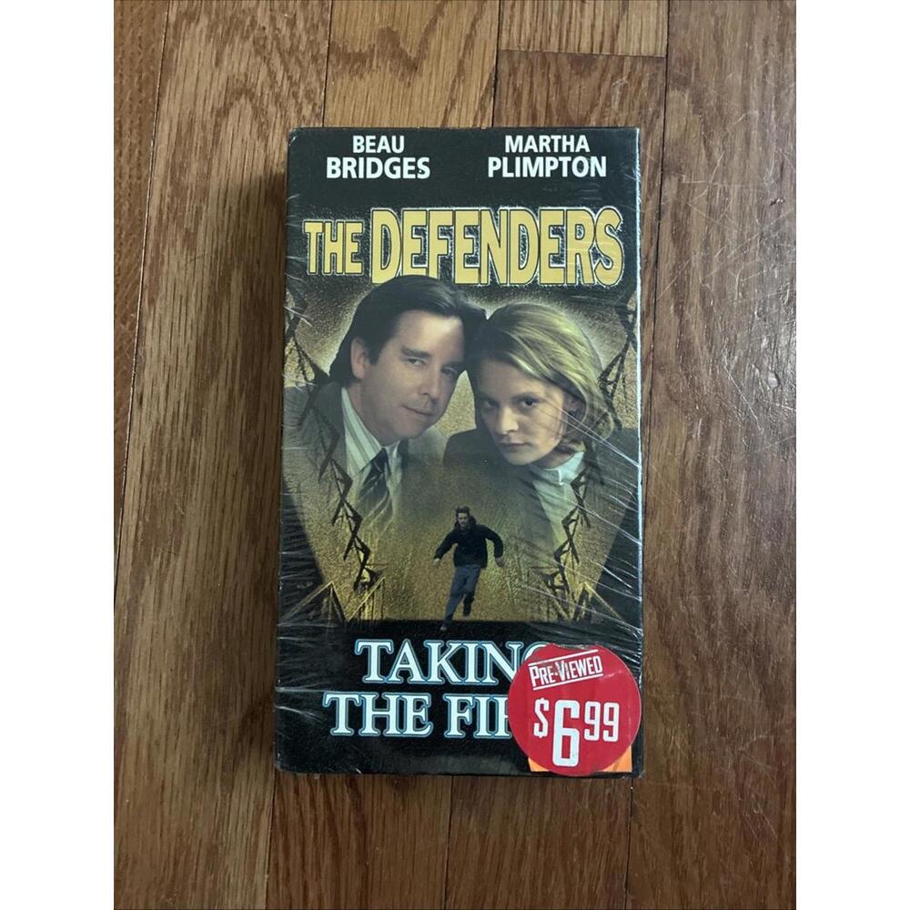 THE DEFENDERS TAKING THE FIRST VHS 1999 Dir. Andy Wolk COURT DRAMA Beau Bridges